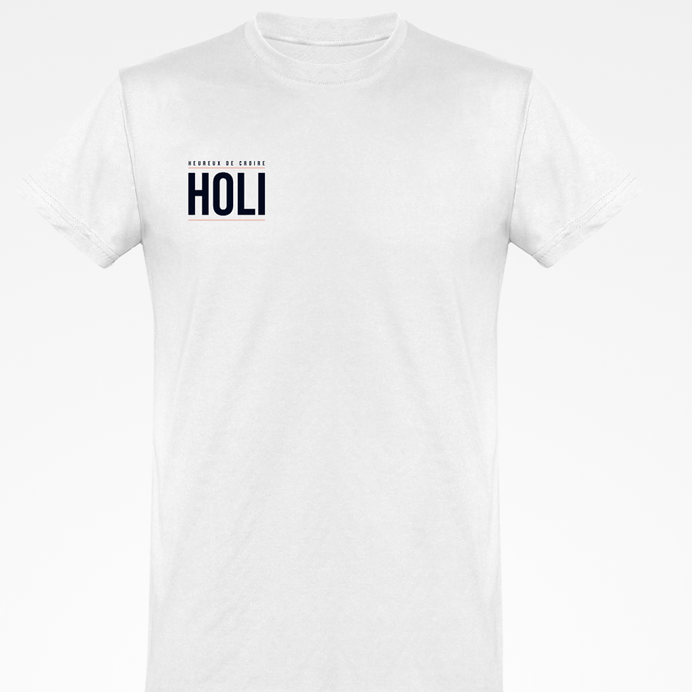 Holi | Tee-shirt "Heureux de croire"